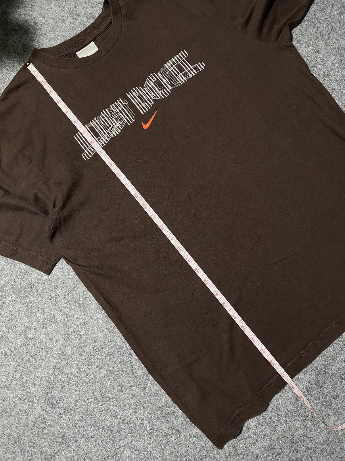 Nike × Vintage Nike Brown Just do it tee Rare T-shirt Size US XL / EU 56 / 4 - 9 Thumbnail