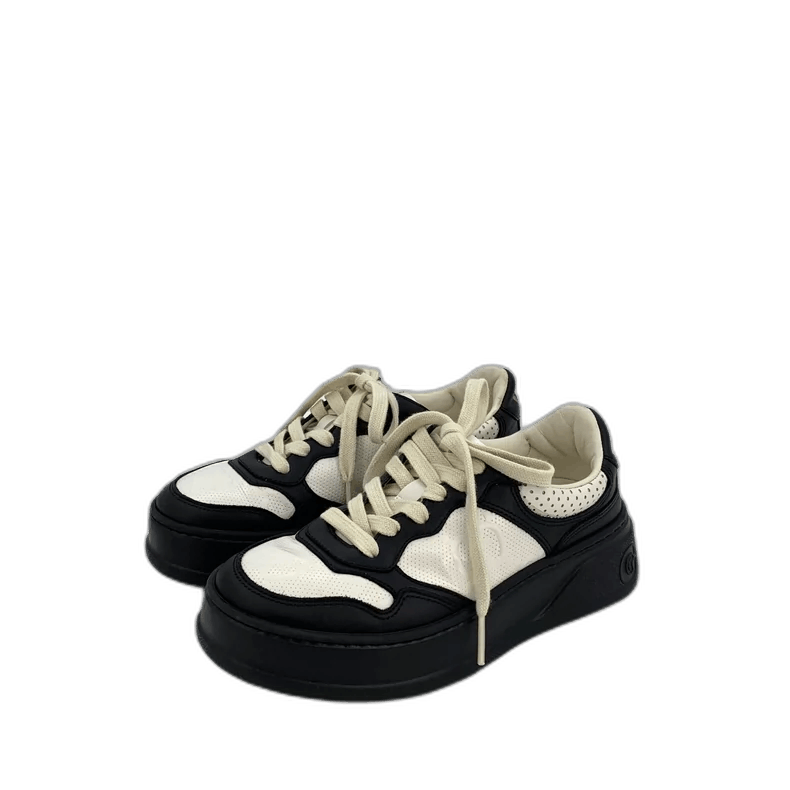 Gucci Gucci Black Logo Casual Sneakers Size US 4 / IT 34 - 1 Thumbnail