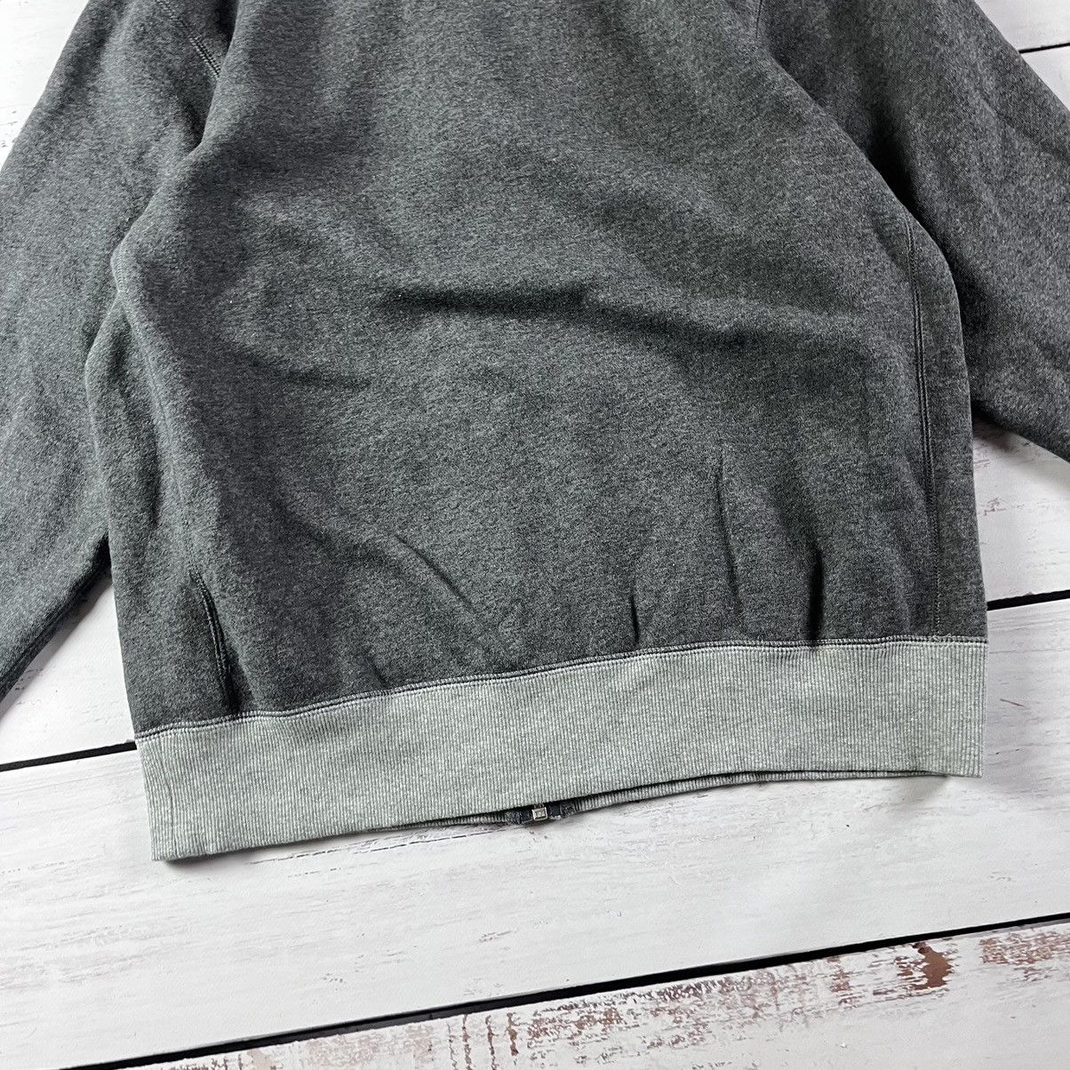 Nike × Vintage 00s Vintage Nike Zip Hoodie Sportswear Swoosh Size US L / EU 52-54 / 3 - 8 Thumbnail