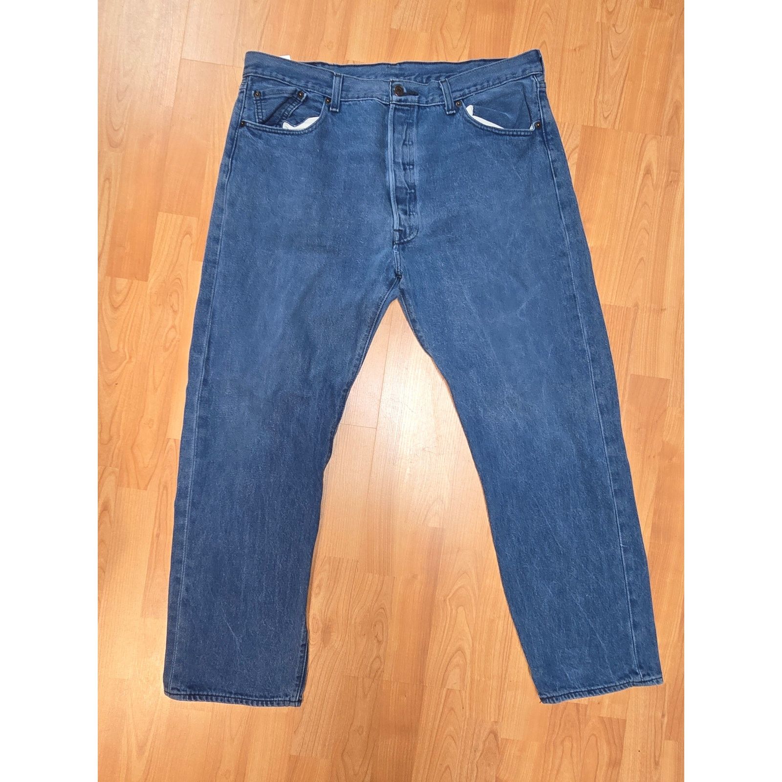 Levi's Levi's 501 Jeans Straight Leg 40x32 Classic Fit Blue Denim Size US 40 / EU 56 - 1 Thumbnail