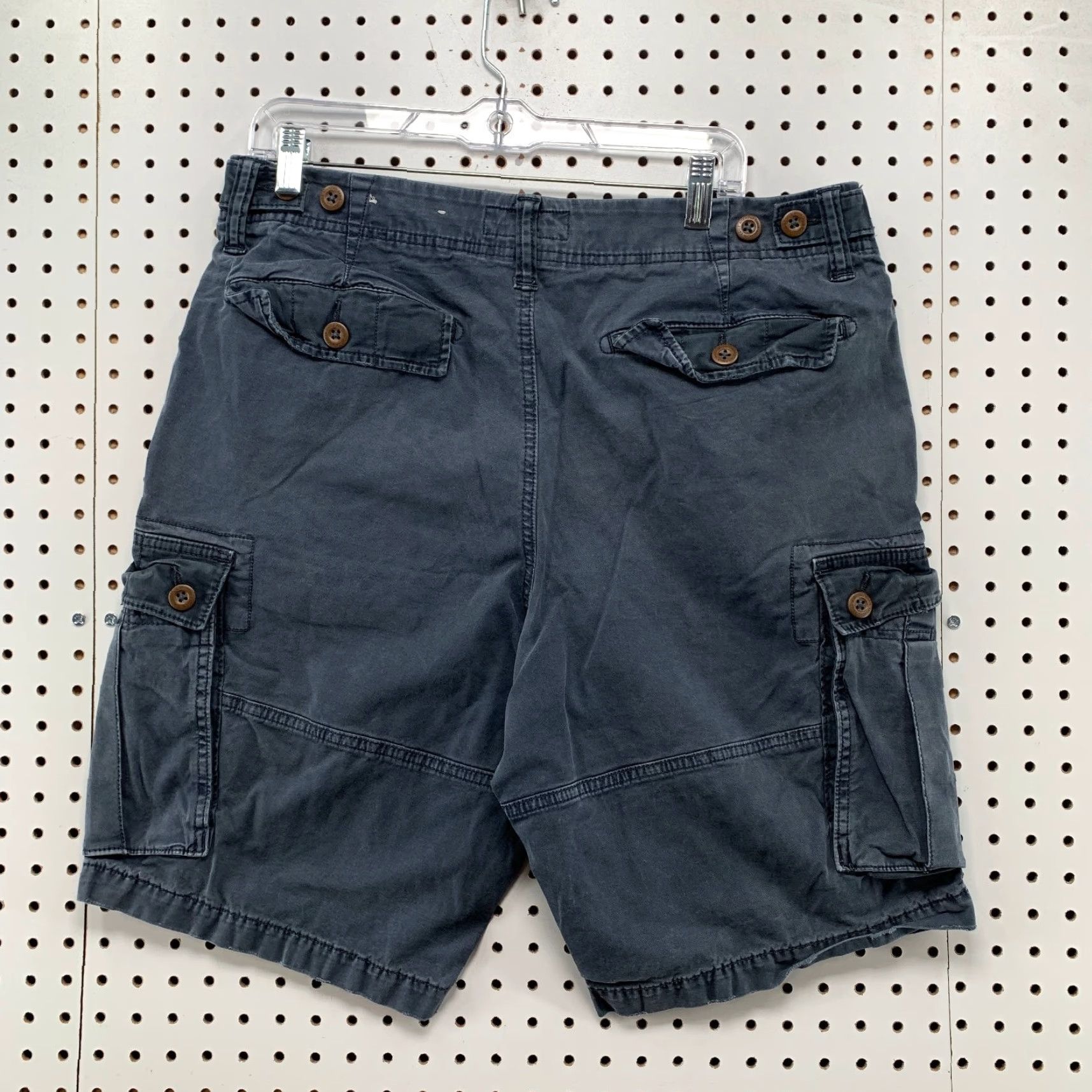 American Eagle Outfitters American Eagle Outfitters Cargo Shorts Mens 34 Faded Blue Next Level Stretch Military 36x11 Size US 34 / EU 50 - 2 Thumbnail