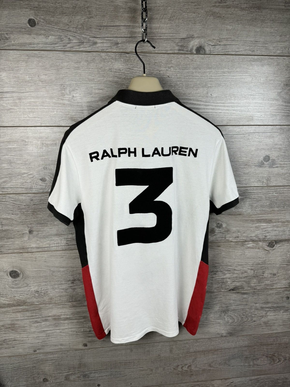 Polo Ralph Lauren POLO T-SHIRT WITH A HUGE LOGO USA 🇺🇸 POLO RALPH LAUREN SIZE M Size US M / EU 48-50 / 2 - 2 Thumbnail