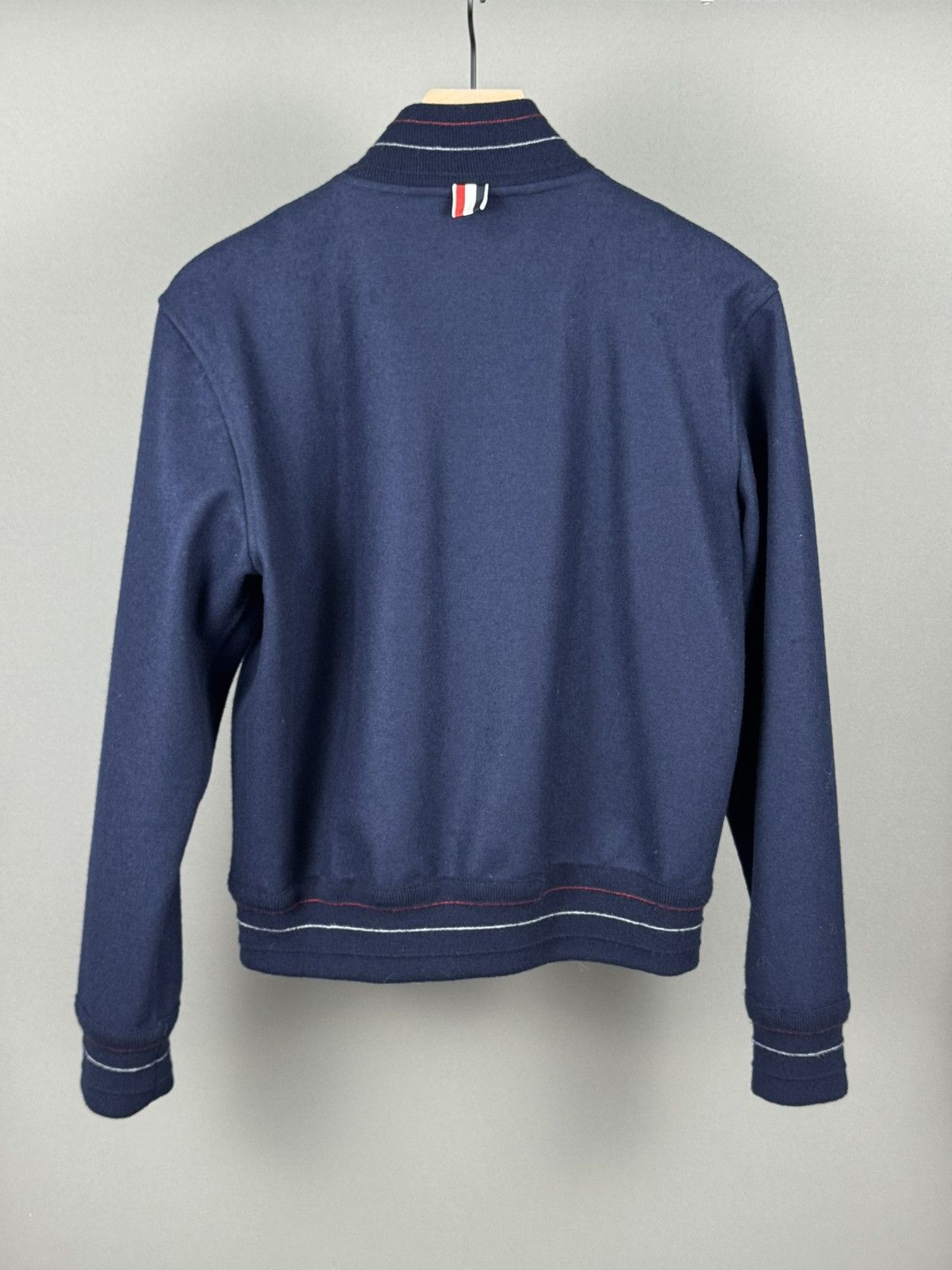 Thom Browne Amazing Thom Browne Wool Bomber Jacket Size 0 Size US S / EU 44-46 / 1 - 5 Thumbnail