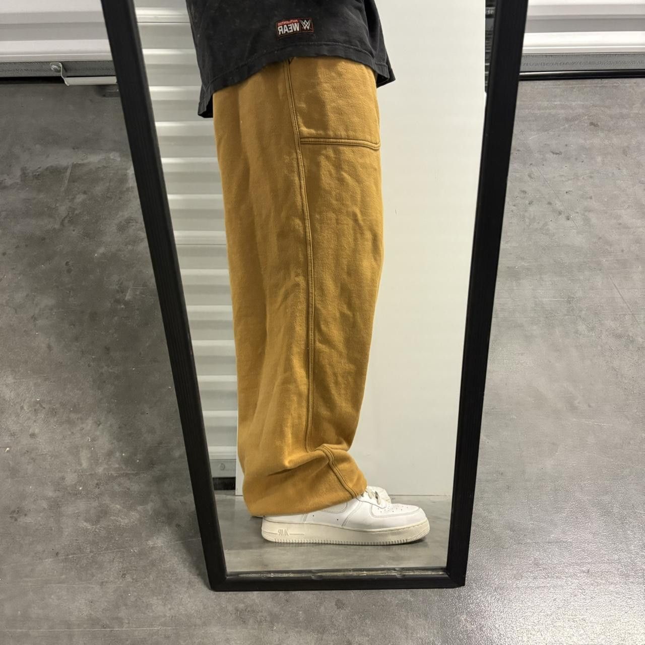Vintage Crazy Vintage Y2K/2000s Baggy Brownish Yellow Champs Sweatpants! Size US 34 / EU 50 - 1 Thumbnail