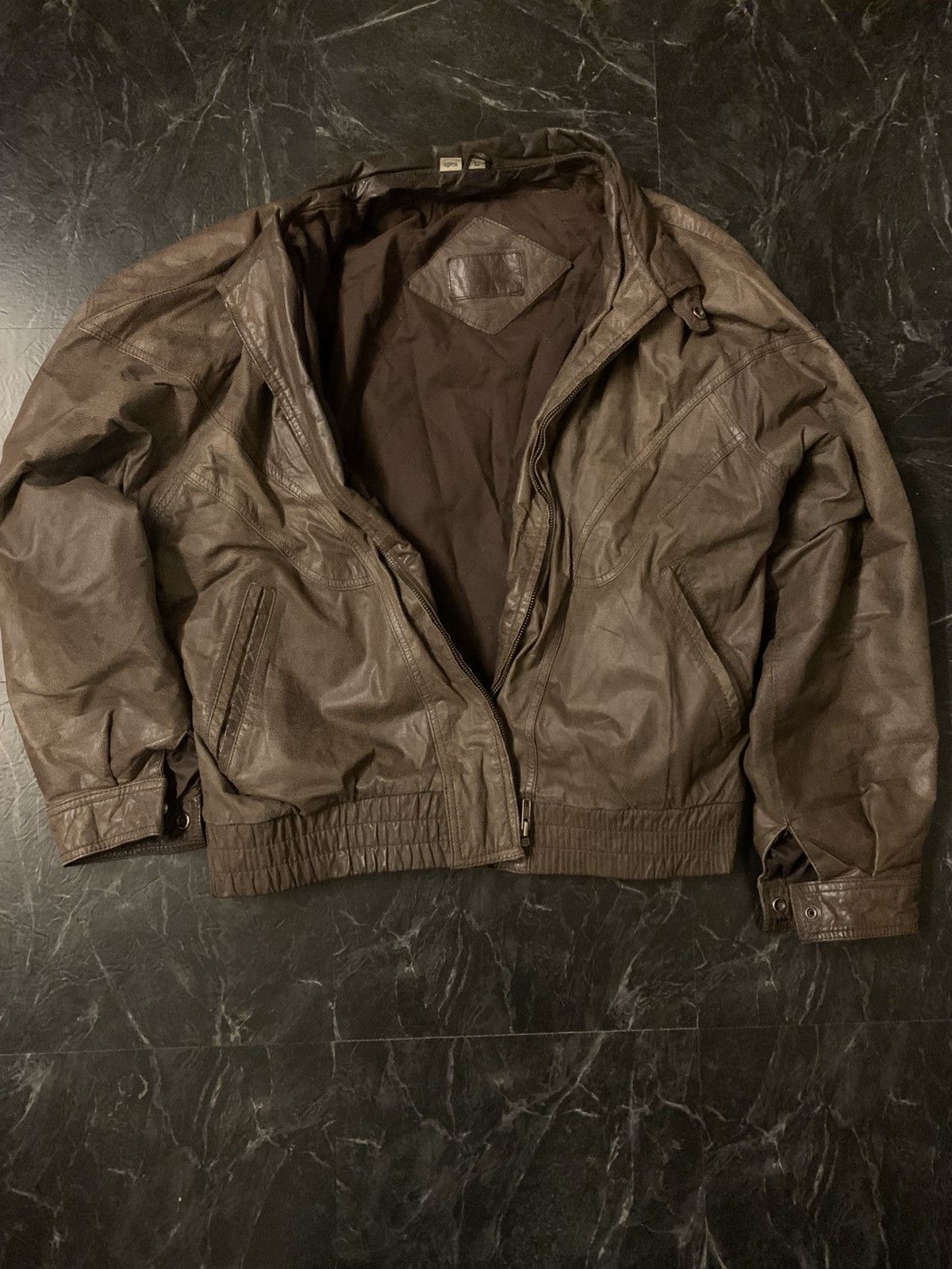 Vintage Professional Korean leather bomber jacket Size US M / EU 48-50 / 2 - 1 Thumbnail