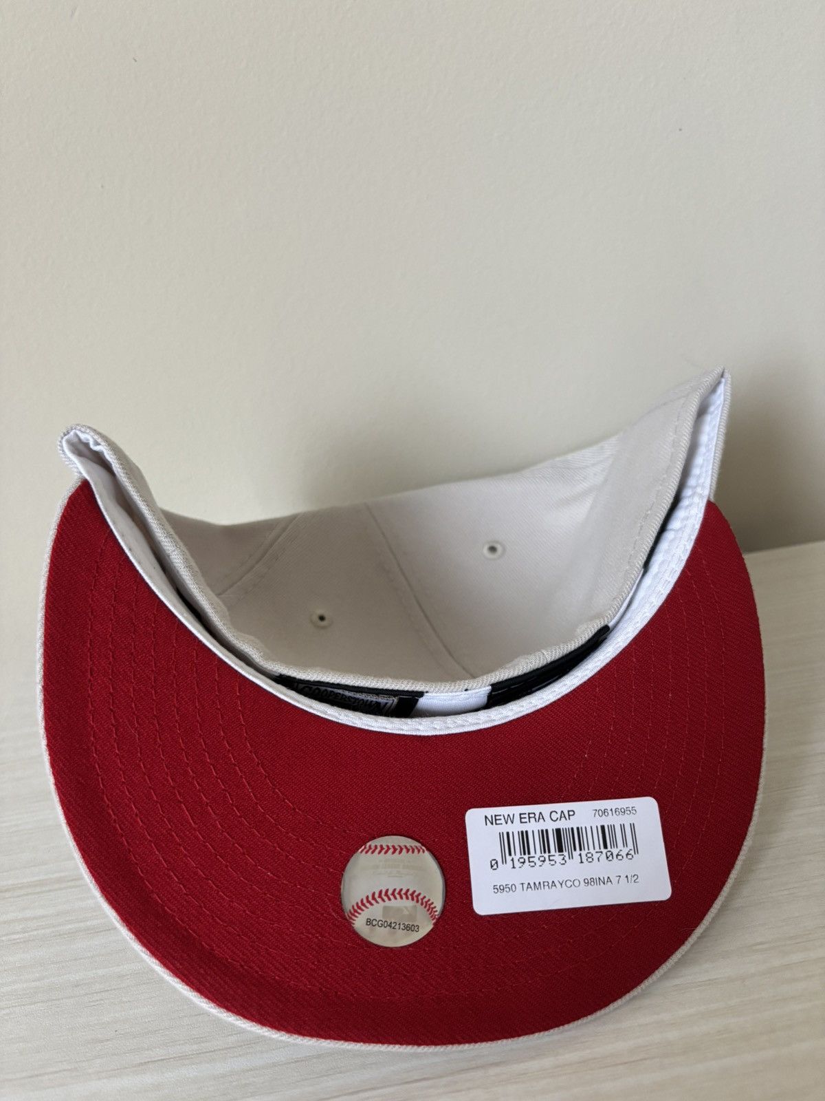 Topperz Tampa Bay Rays Fitted Size 7 1/2 Topperz Size ONE SIZE - 7 Thumbnail