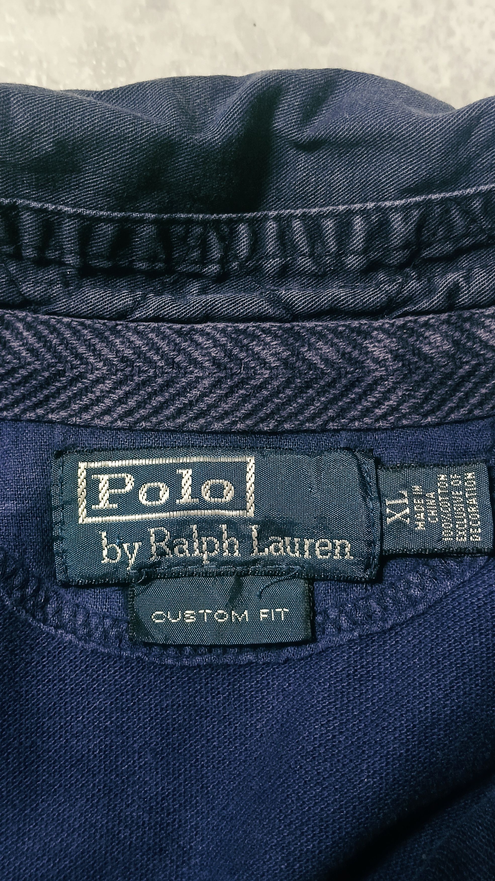 Polo Ralph Lauren × Vintage Vintage Faded Polo Ralph Lauren Long Sleeve Polo Size US XL / EU 56 / 4 - 8 Thumbnail