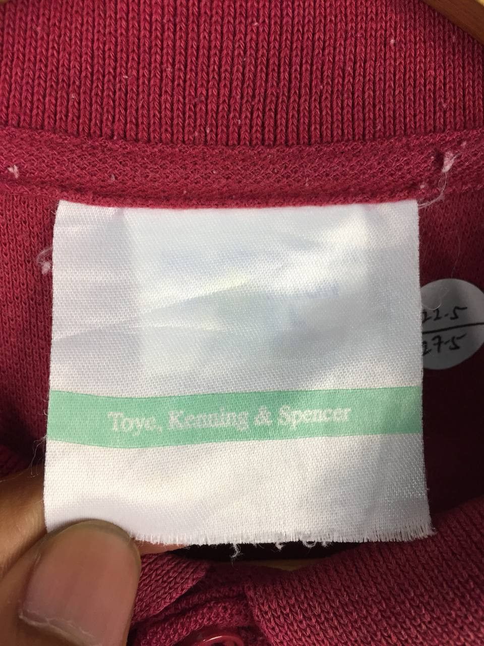 Vintage Vtg Toye, Kenning & Spencer Clover Shamrock Logo Polo Shirt Size US L / EU 52-54 / 3 - 7 Thumbnail