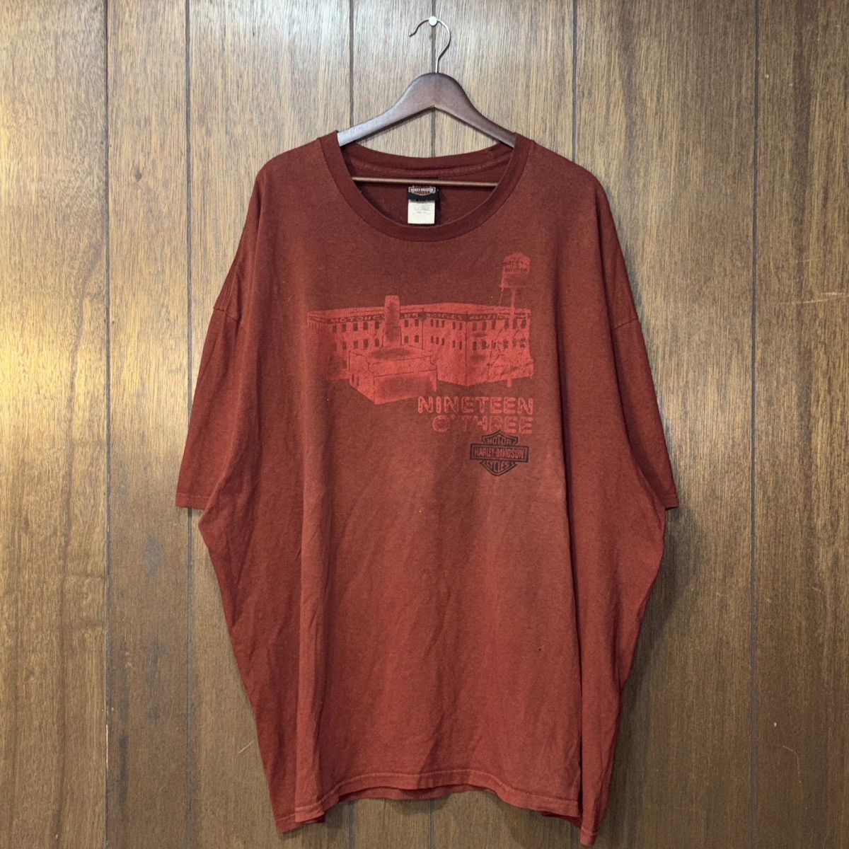 Harley Davidson Mens Harley Davidson Graphic T Shirt Red Wisconsin Size US XXL / EU 58 / 5 - 1 Thumbnail
