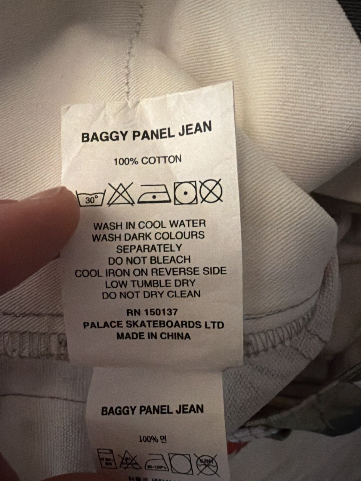 Palace Palace baggy panel jean flowers Size US 32 / EU 48 - 10 Thumbnail