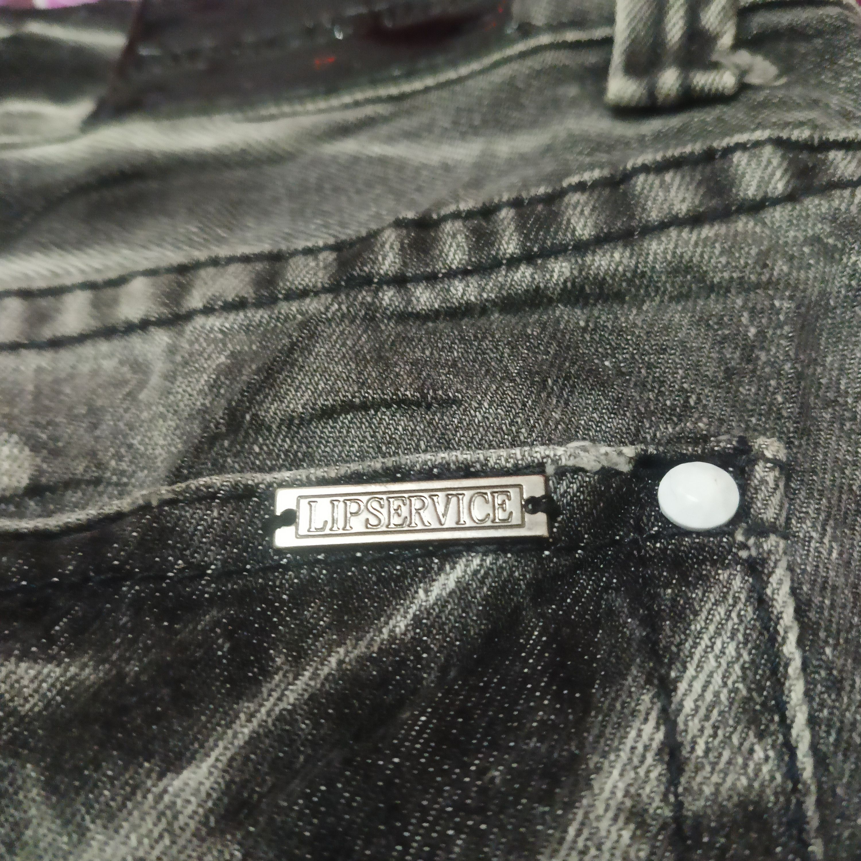 Lip Service Sick 90s Lip Service Polkadot Flared design distressed jeans Size US 32 / EU 48 - 14 Thumbnail
