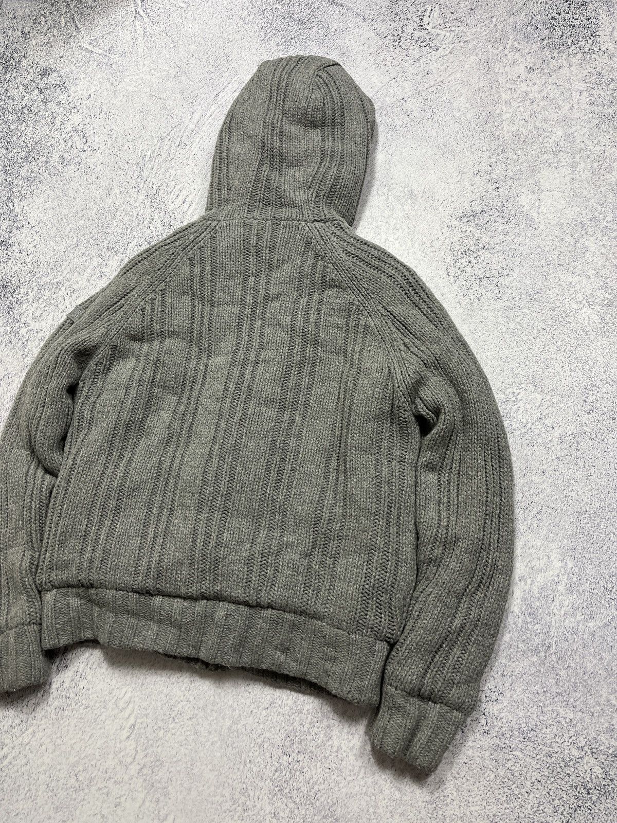 Schott × Vintage Schott Cable Knit Heavy Zip Hoodie Sherpa Jacket Duffle Coat Size US M / EU 48-50 / 2 - 16 Thumbnail