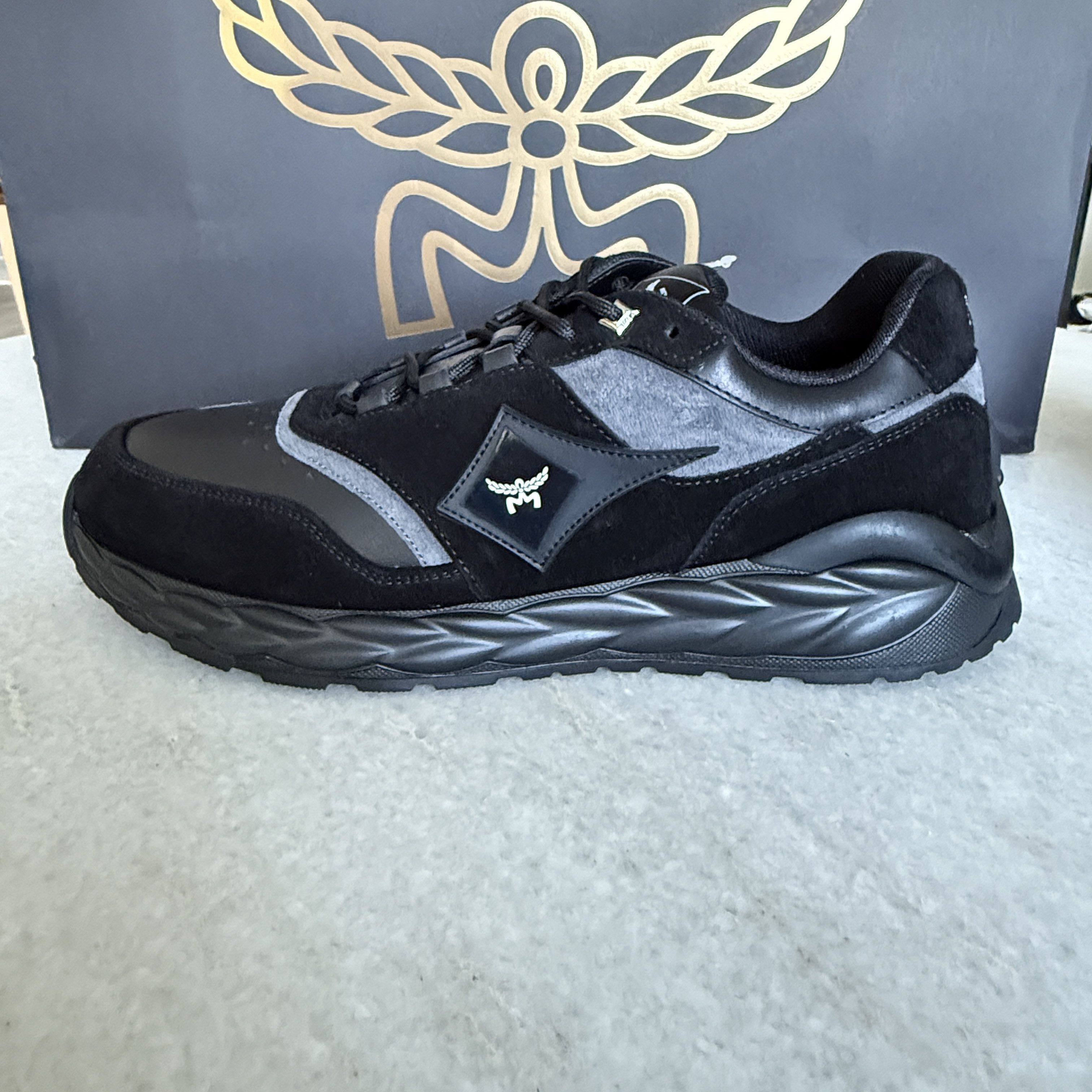 MCM MCM Skywander Low Top Sneakers Men's Black, Sz 44 Size US 11 / EU 44 - 1 Thumbnail