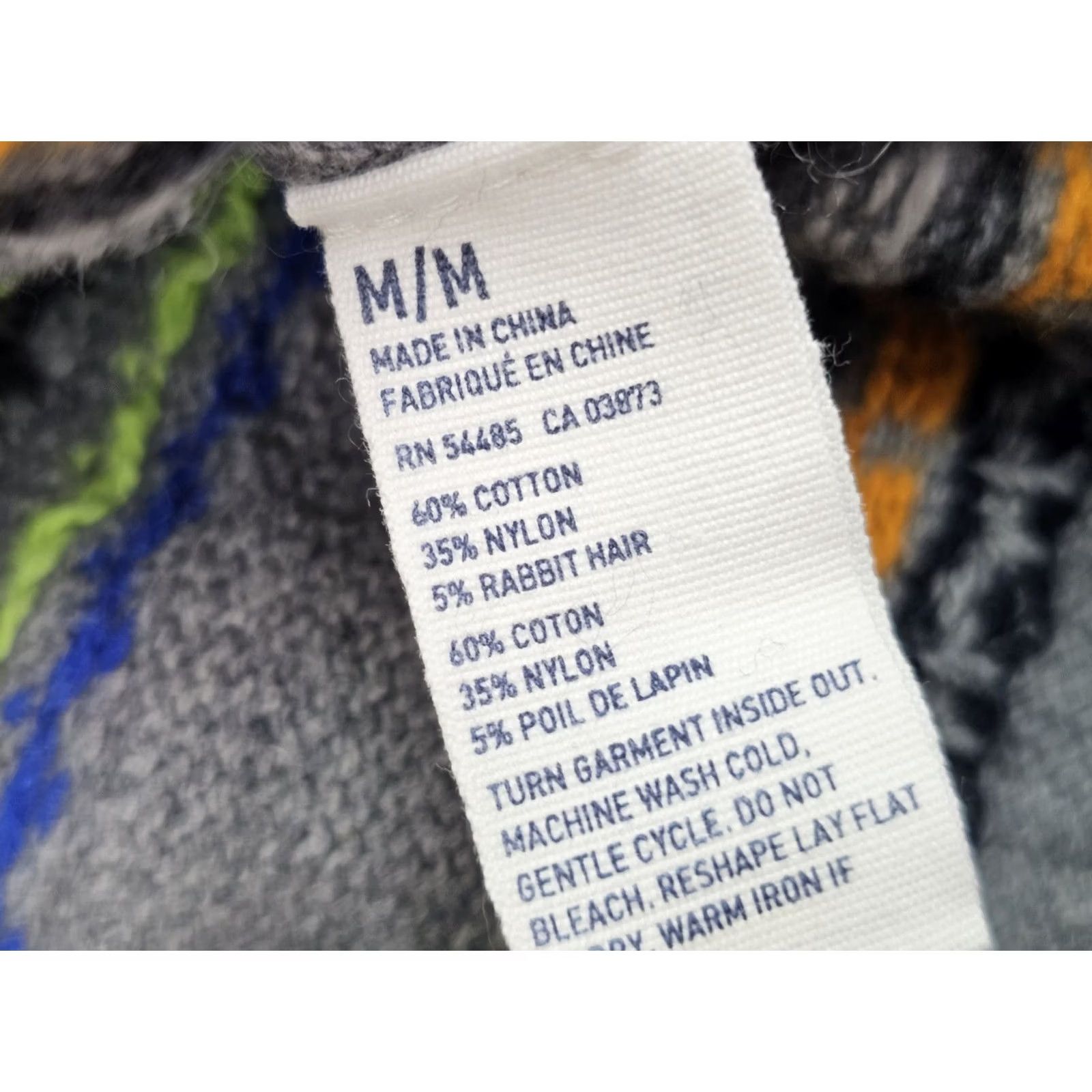 American Eagle Outfitters American Eagle Outfitters Fair Isle Knit Sweater Men M Cotton Rabbit Hair Athletic Fit Pullover Crewneck Gray Long Sleeve Vintage No EUC Size US M / EU 48-50 / 2 - 4 Thumbnail