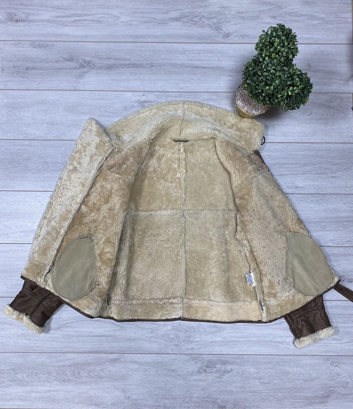 Other 🔥SHEEPSKIN COAT LEATHER TYPE B-3 AVIATION JACKET Size US L / EU 52-54 / 3 - 11 Thumbnail