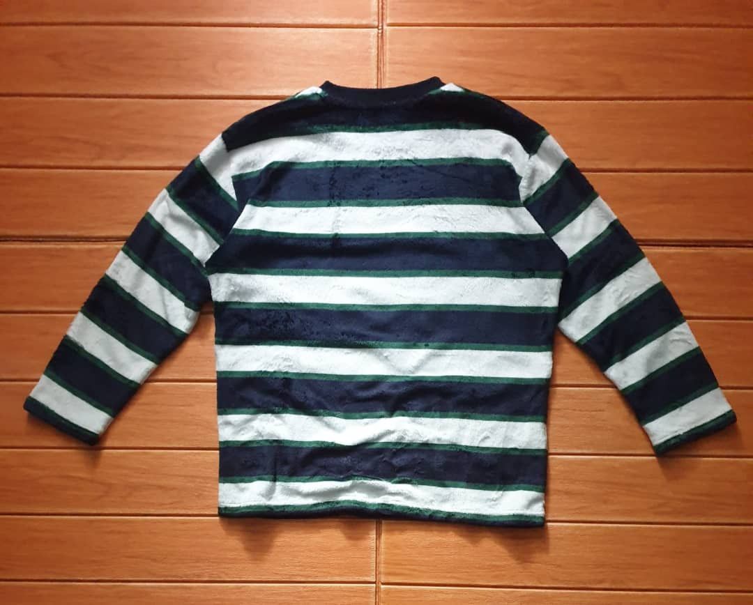Japanese Brand Logos days stripe longsleeve shirt Size US XL / EU 56 / 4 - 8 Thumbnail