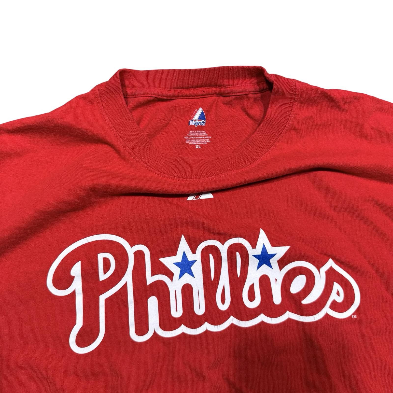 Majestic Phillies Majestic Y2K Victorino MLB T-Shirt Size US XL / EU 56 / 4 - 3 Thumbnail