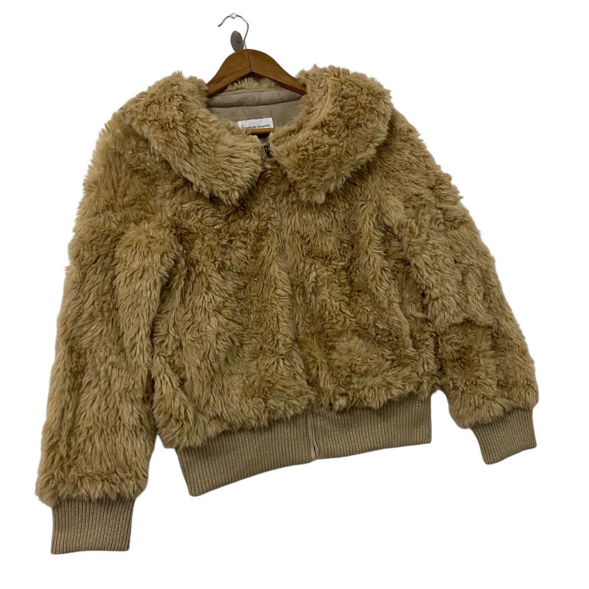 Issey Miyake × Japanese Brand × Tsumori Chisato ☀️Tsumori Chisato fur bomber zipper jacket Size US S / EU 44-46 / 1 - 3 Thumbnail
