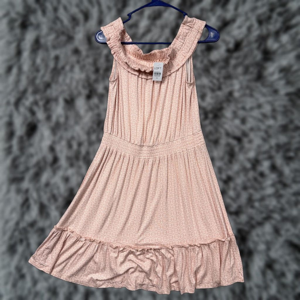 Loft LOFT Beach Dress XS Peach Summer Boho Cottagecore Coastal Grandmother Prairie Size XS / US 0-2 / IT 36-38 - 1 Thumbnail