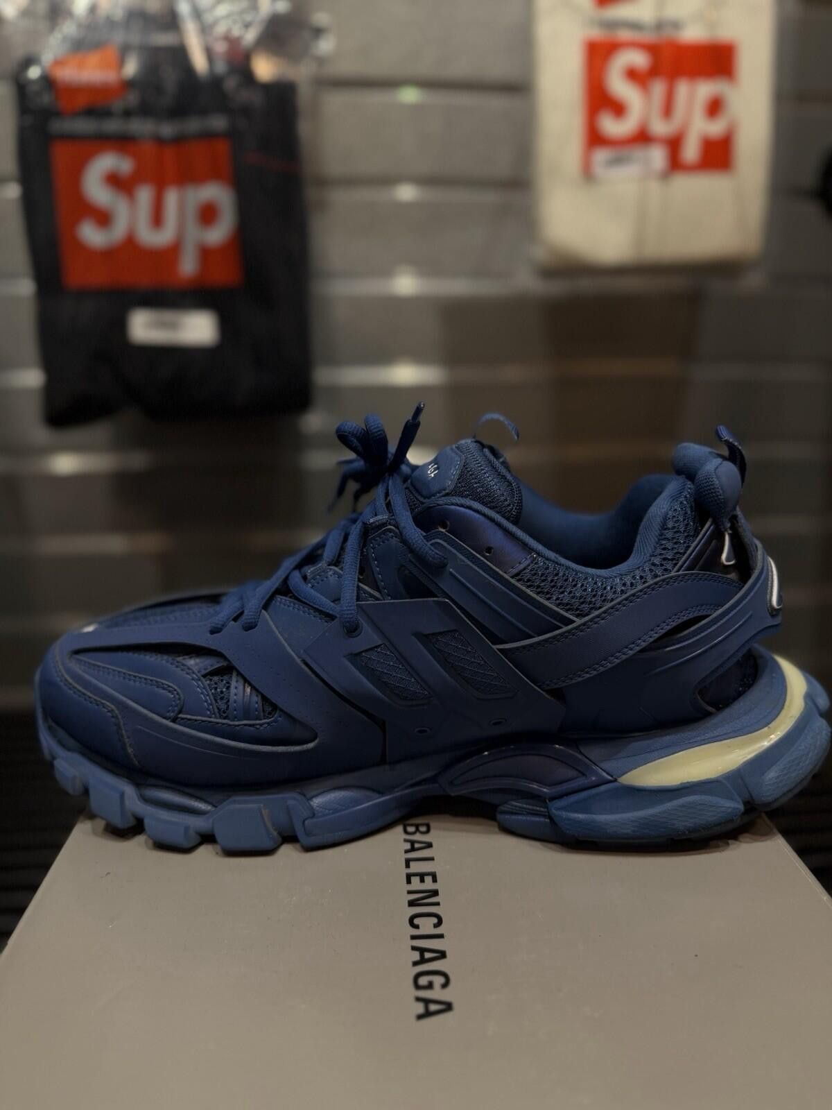 Balenciaga Size 45EU/12US - Balenciaga Track LED Blue $1150 Size US 12 / EU 45 - 6 Thumbnail