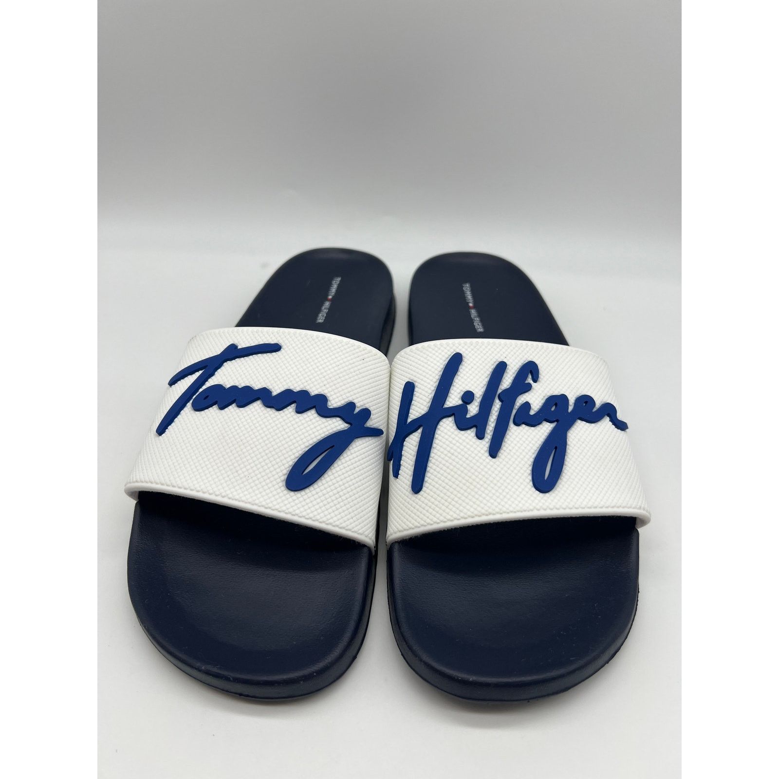 Tommy Hilfiger Tommy Hilfiger Men's Blue White Slide Sandal Slipper Size 11 Size US 11 / EU 44 - 5 Thumbnail