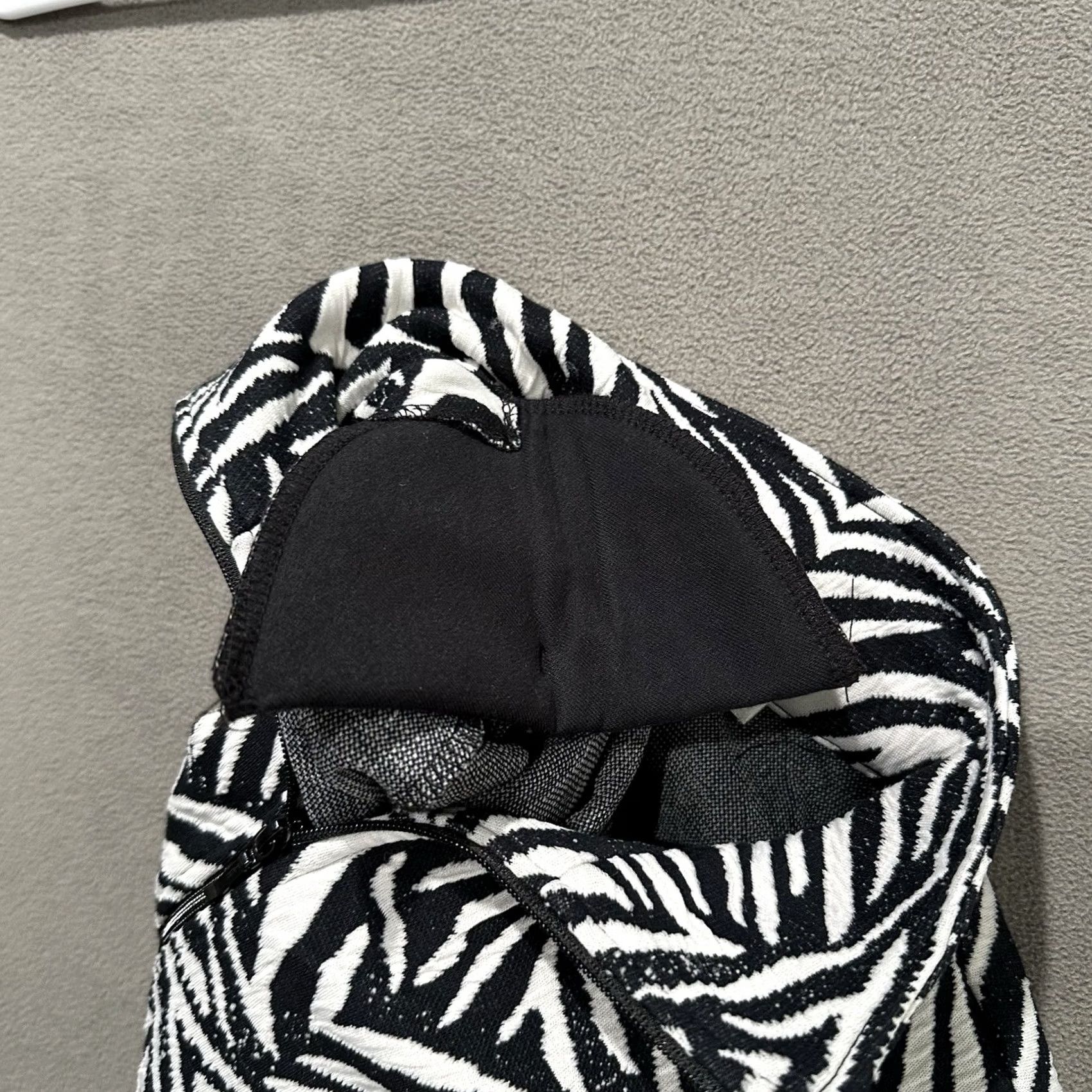 Vintage Rafael Zebra Print Jacket Womens Small Full Zip EUC Size S / US 4 / IT 40 - 7 Thumbnail