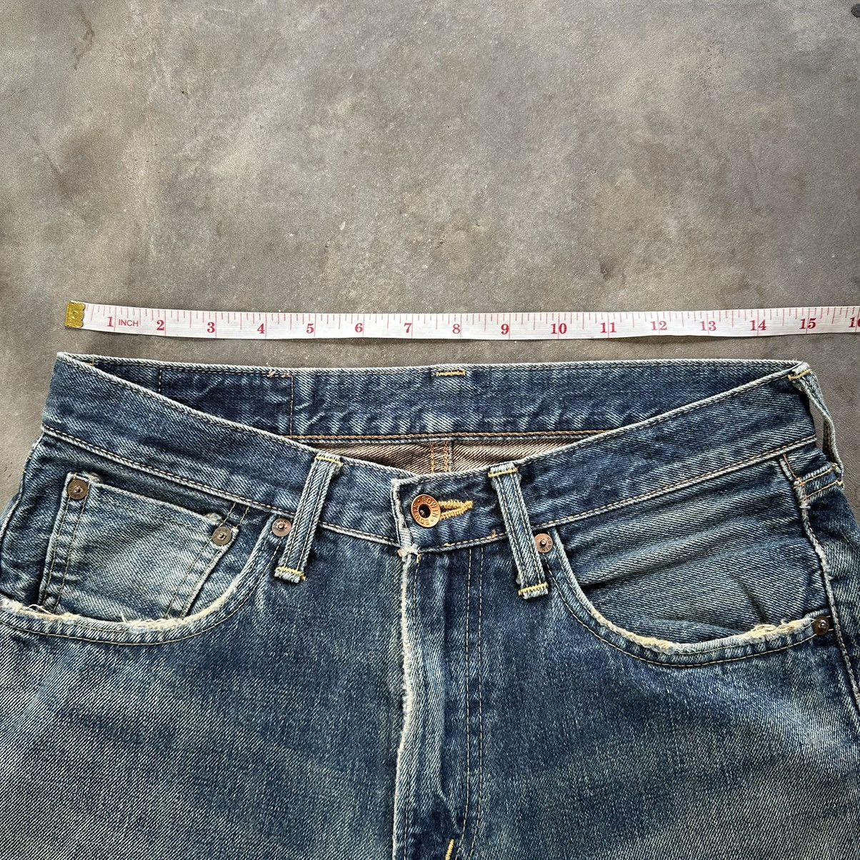 Japanese Brand Vintage Edwin 505x Distressed Faded Denim Jean Pant W29 Size US 29 - 8 Thumbnail