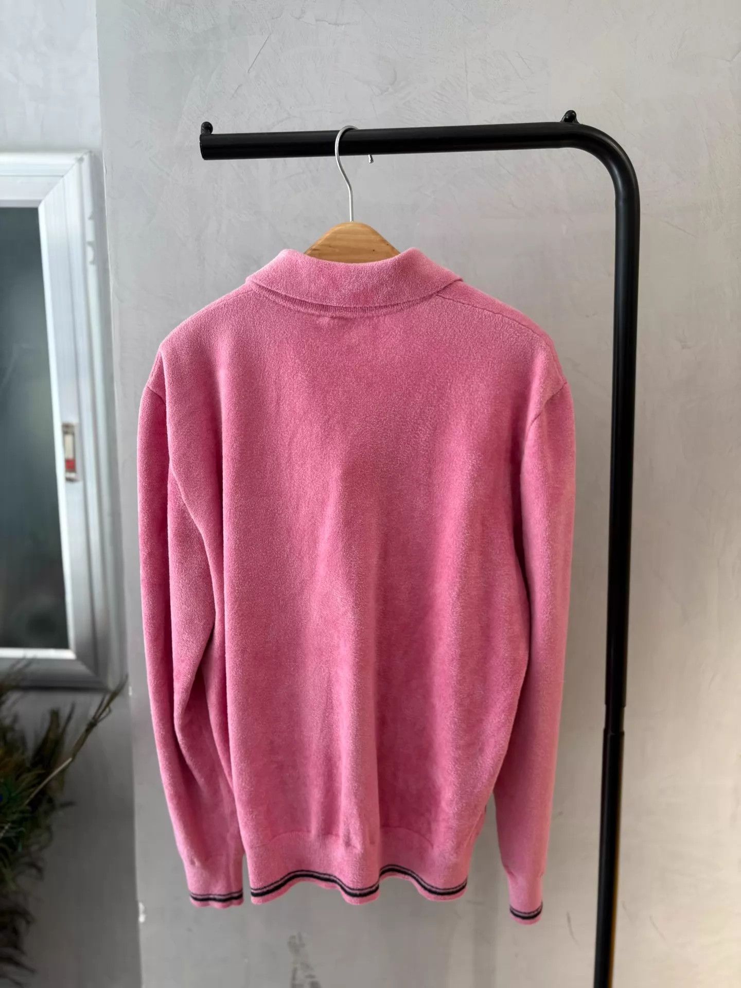 Miu Miu Miu Miu Pink Velvet Shirt-Style Casual Jacket 40 Size S / US 4 / IT 40 - 4 Thumbnail