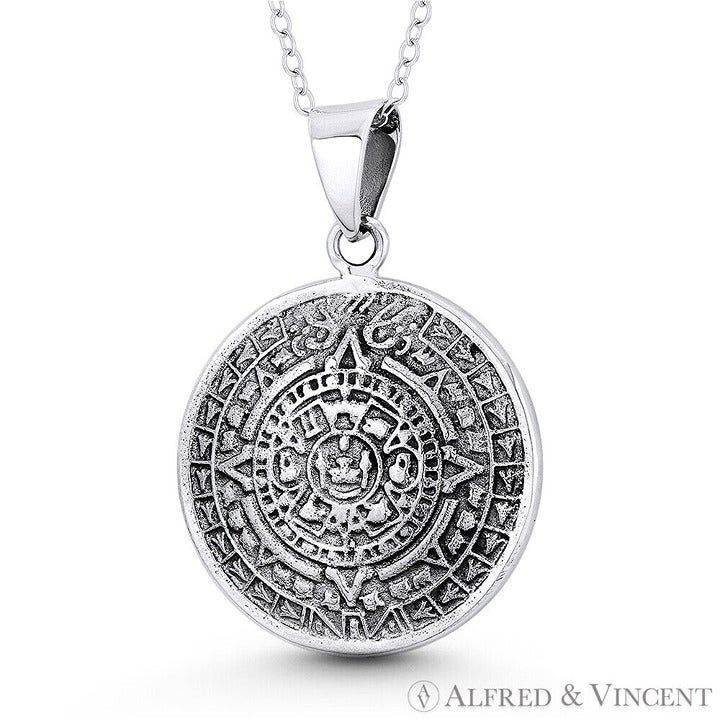 Other Mayan Calendar & Aztec God Tlaltecuhtli 36x25mm Pendant Size ONE SIZE - 1 Preview