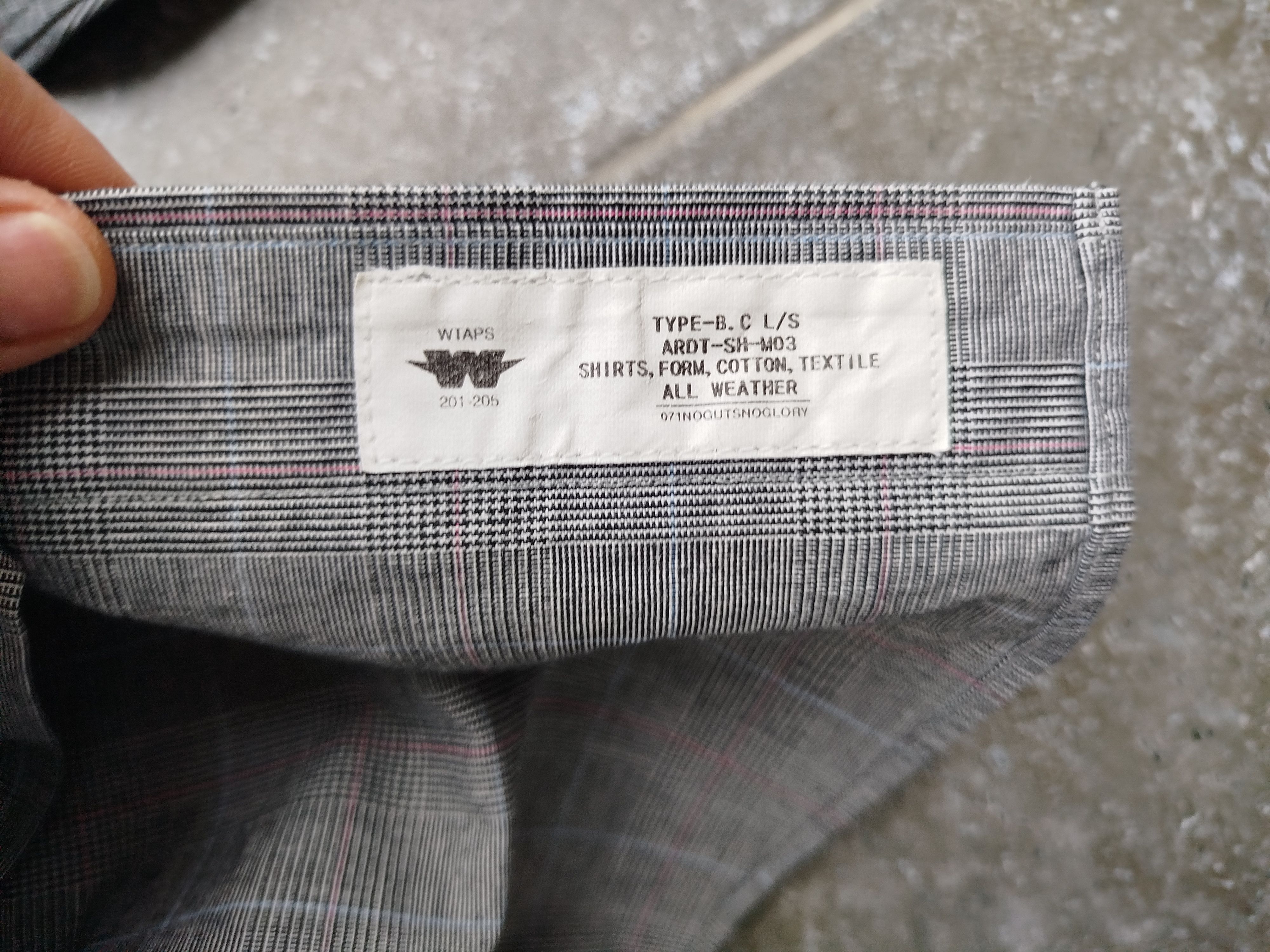 Wtaps Neighborhood Shirt Long Sleeve Glen Check Vintage Size M Size US M / EU 48-50 / 2 - 17 Thumbnail