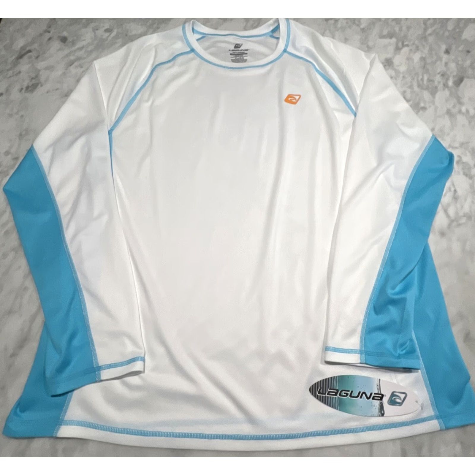 Vintage Laguna Sun Protection Shirt Men’s 2XL Long Sleeve Quick Dry NWT Beach White Polyester Pullover Casual Activewear Mens Size US XXL / EU 58 / 5 - 2 Thumbnail