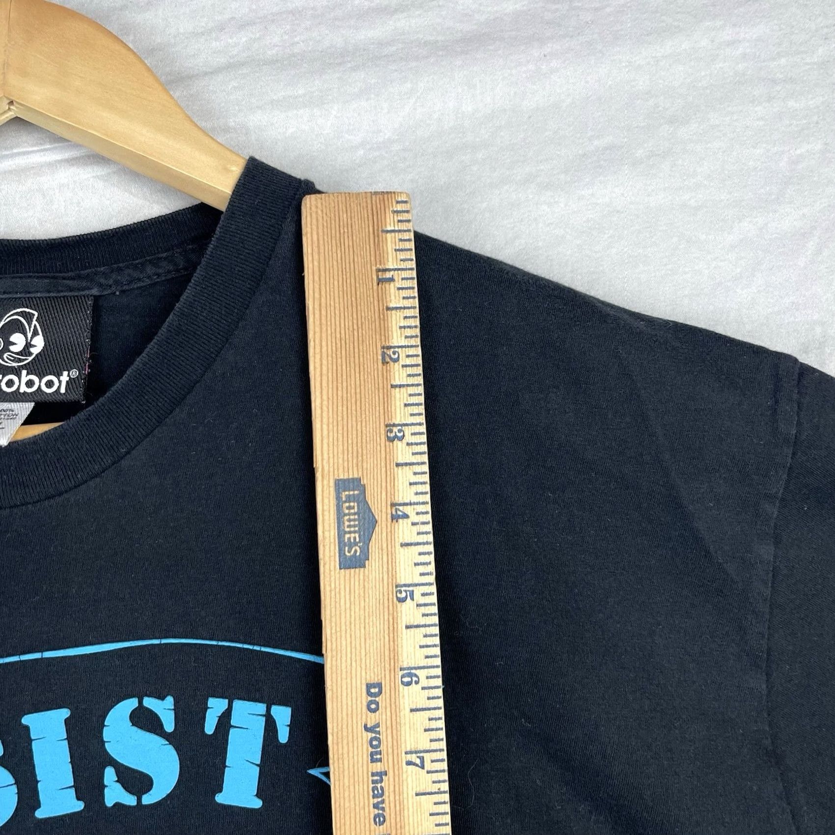 Vintage VINTAGE Kidrobot Shirt XL Mens Resist Mascot Made In USA Y2K Black Vintage Shirt Size US XL / EU 56 / 4 - 7 Thumbnail
