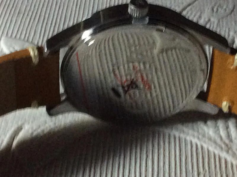 Designer Miro cream /Brown Men's leather strap Watch Size ONE SIZE - 7 Thumbnail