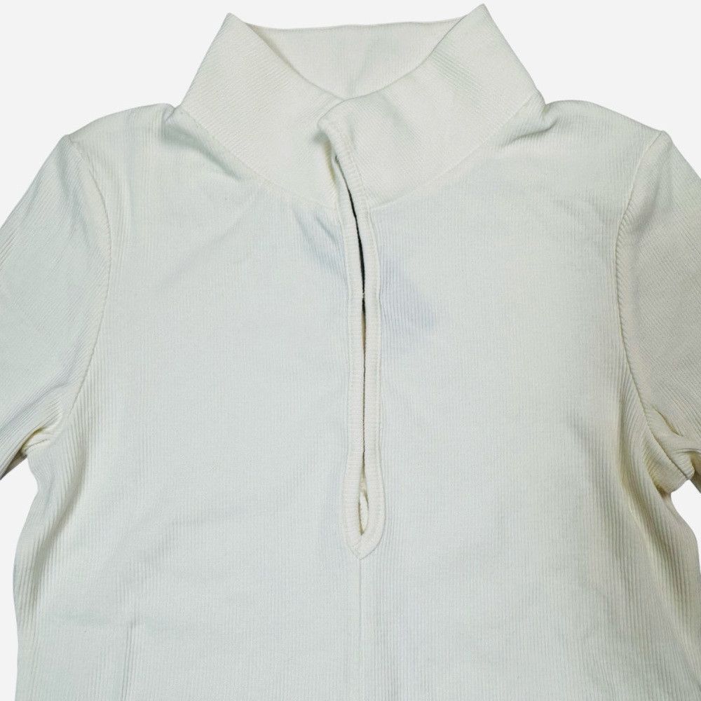 Hudson NWT New $145 Hudson Long Sleeve Hook & Eye Ecru Bodysuit Si Size L / US 10 / IT 46 - 5 Thumbnail
