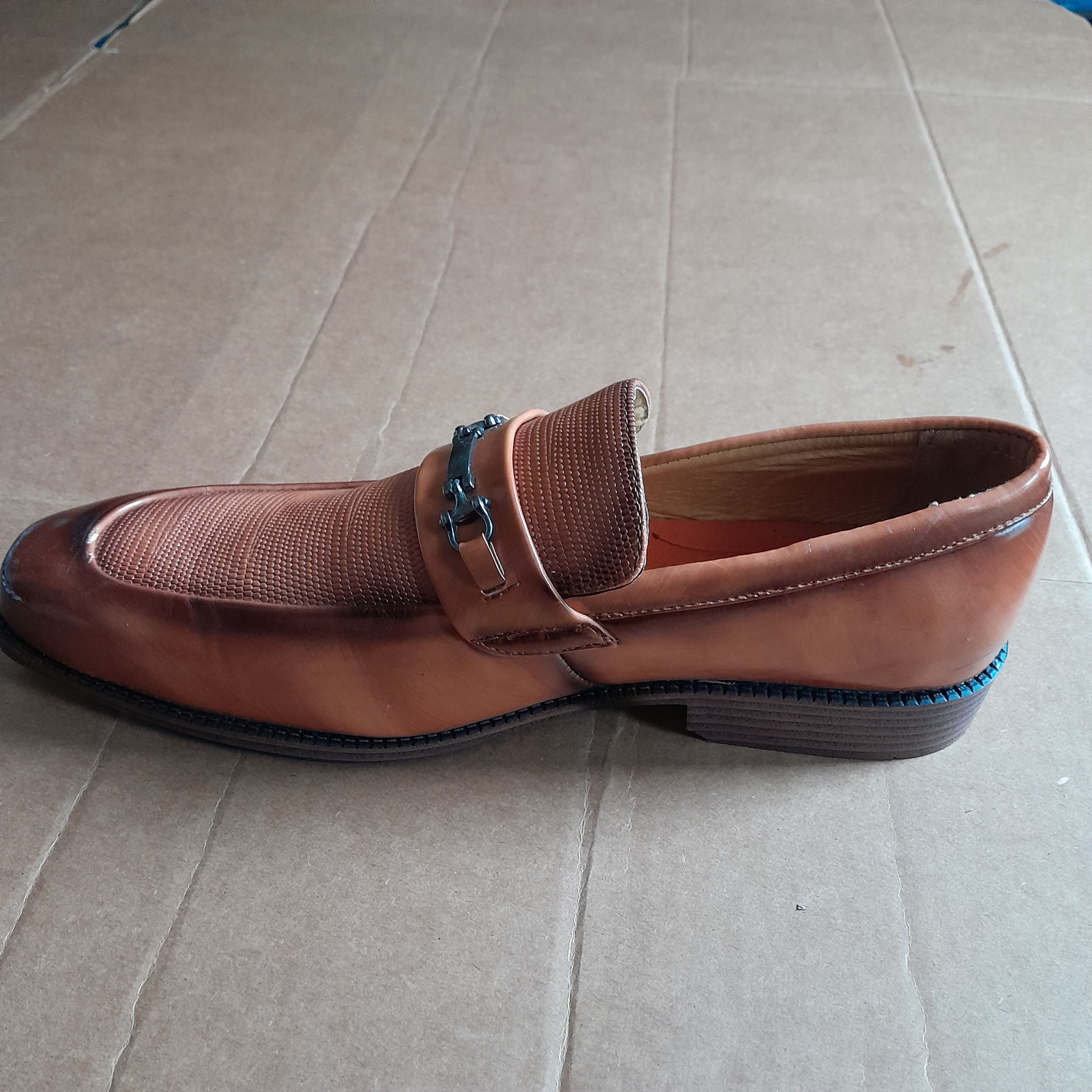 Other Antonio Cerrelli Elite Men’s Brown Leather Loafers Size US 12 / EU 45 - 5 Thumbnail
