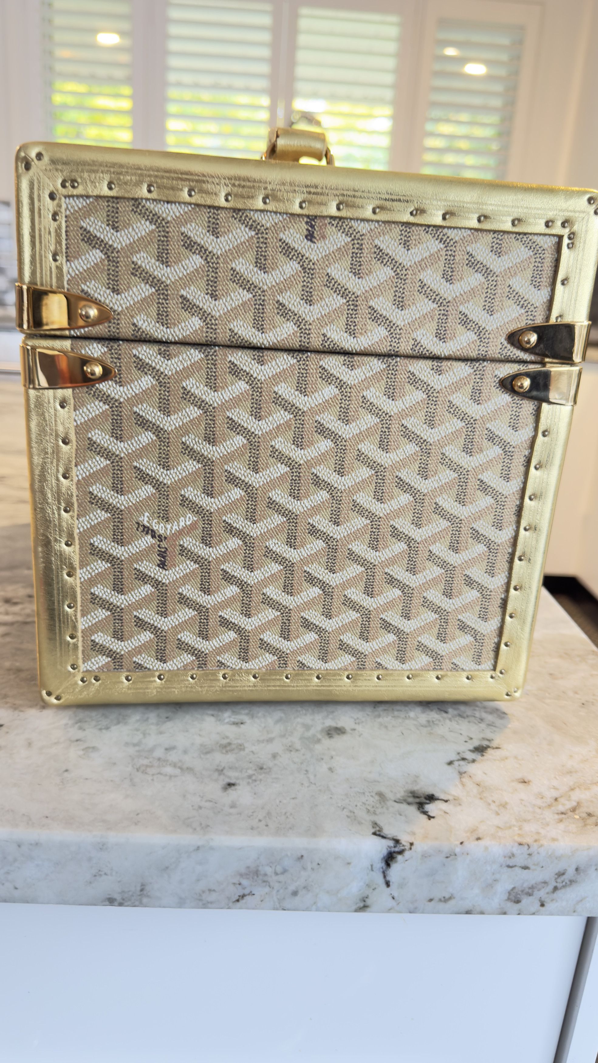 Goyard Sardaigne Vanity Train Case Canvas Jewelry Storage Size ONE SIZE - 16 Thumbnail