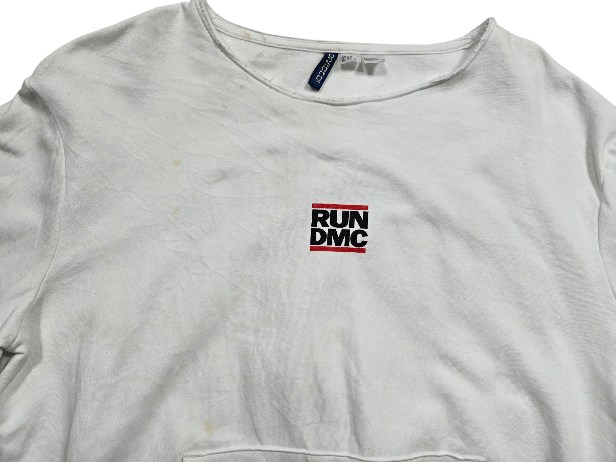 Rap Tees Run Dmc Hip Hop Sweatshirt Distressed Size US XXL / EU 58 / 5 - 4 Thumbnail