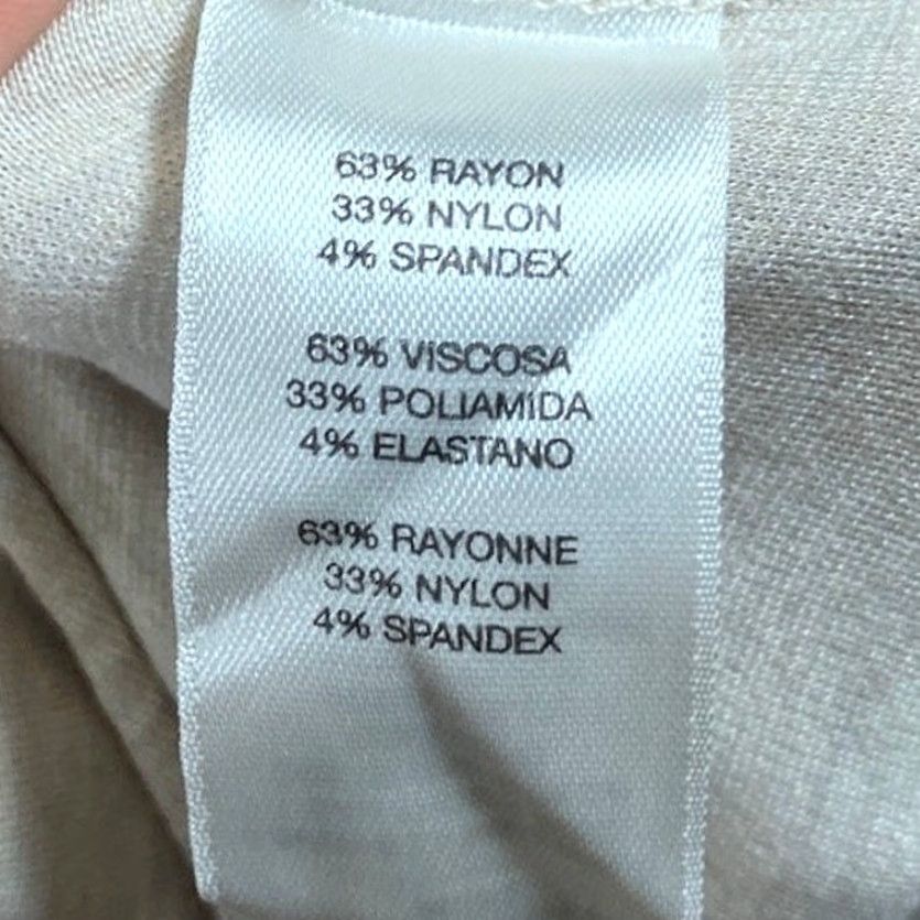 Vintage Chicos Womens Pants Cream Pull On High Rise Crop Ankle Stretch 3 XL Size 26" / US 2 / IT 38 - 5 Thumbnail
