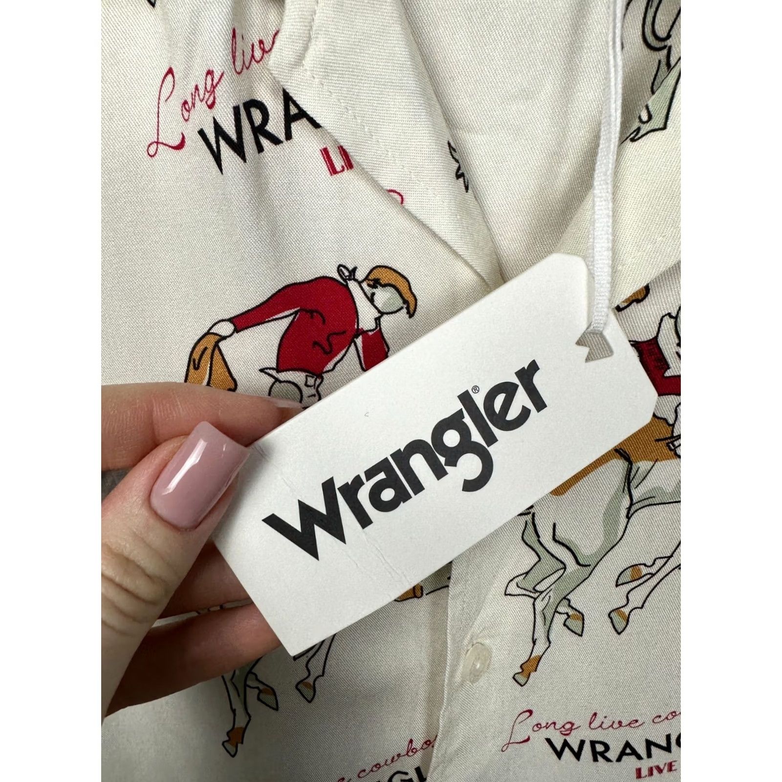Wrangler Wrangler Shirt Hawaiian Resort Shirt M Mens Button-Up Short Sleeve Multicolor Graphic Print Pockets 60s Size US M / EU 48-50 / 2 - 5 Thumbnail