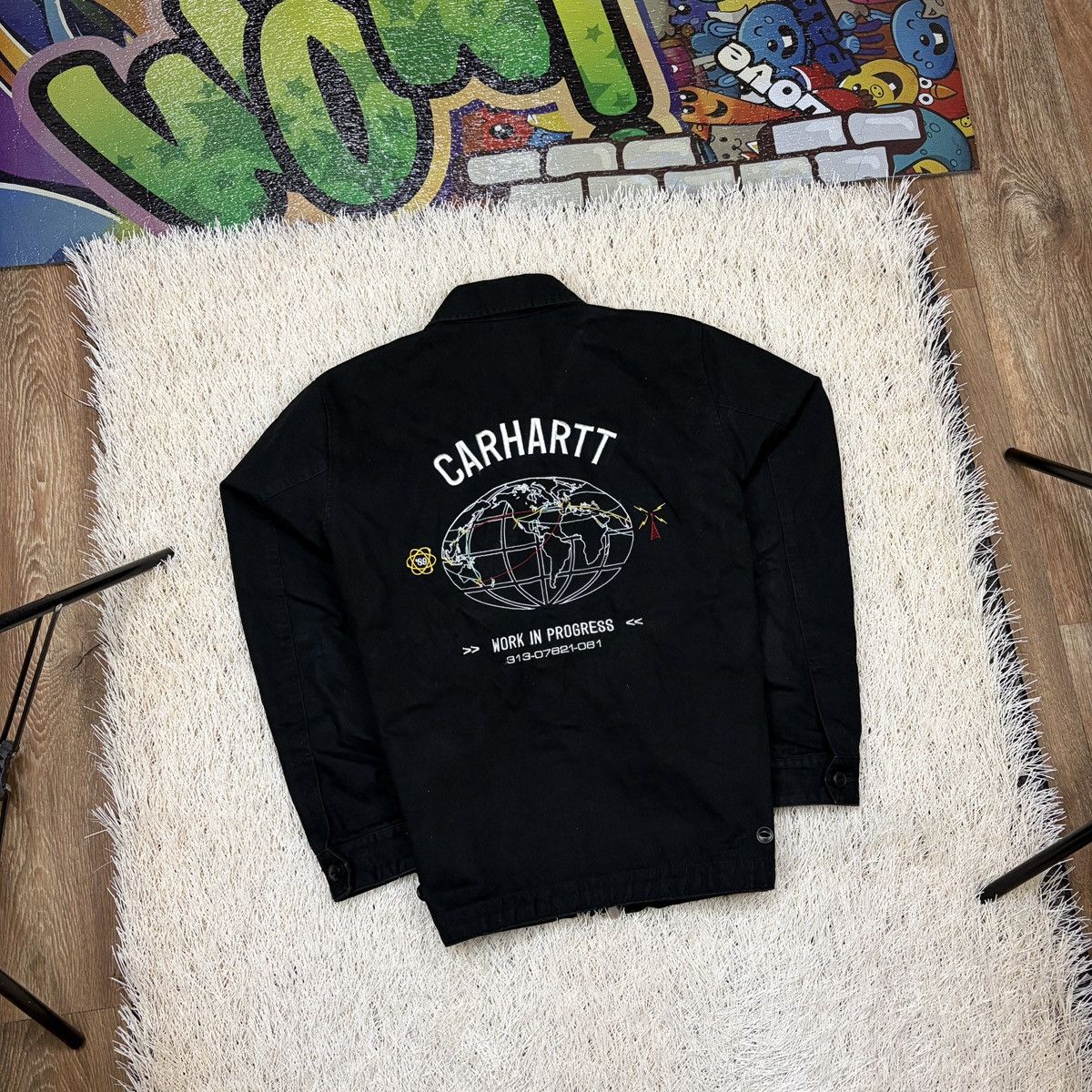 Carhartt Wip Rare CARHARTT WIP CARTOGRAPH JACKET Black men’s Size Small Size US S / EU 44-46 / 1 - 2 Thumbnail