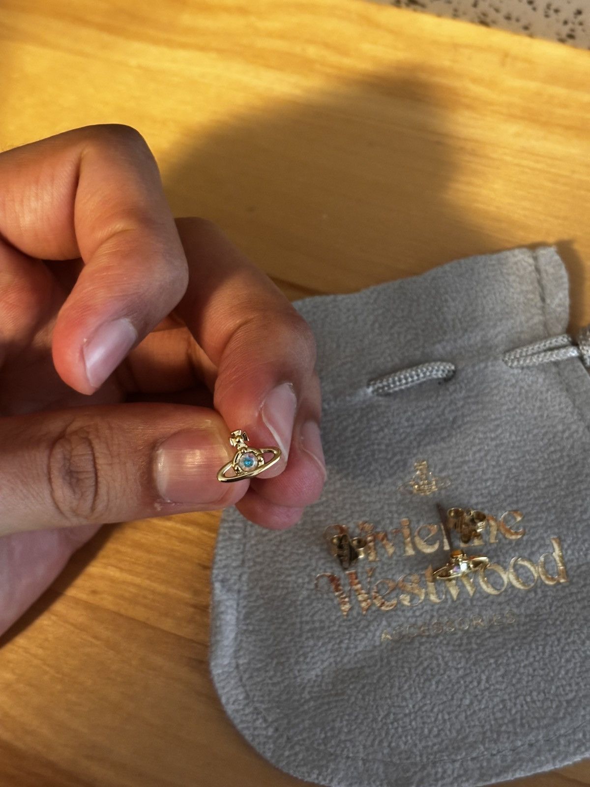 Vivienne Westwood Vivienne westwood Nano Solitaire Earrings Size ONE SIZE - 2 Thumbnail