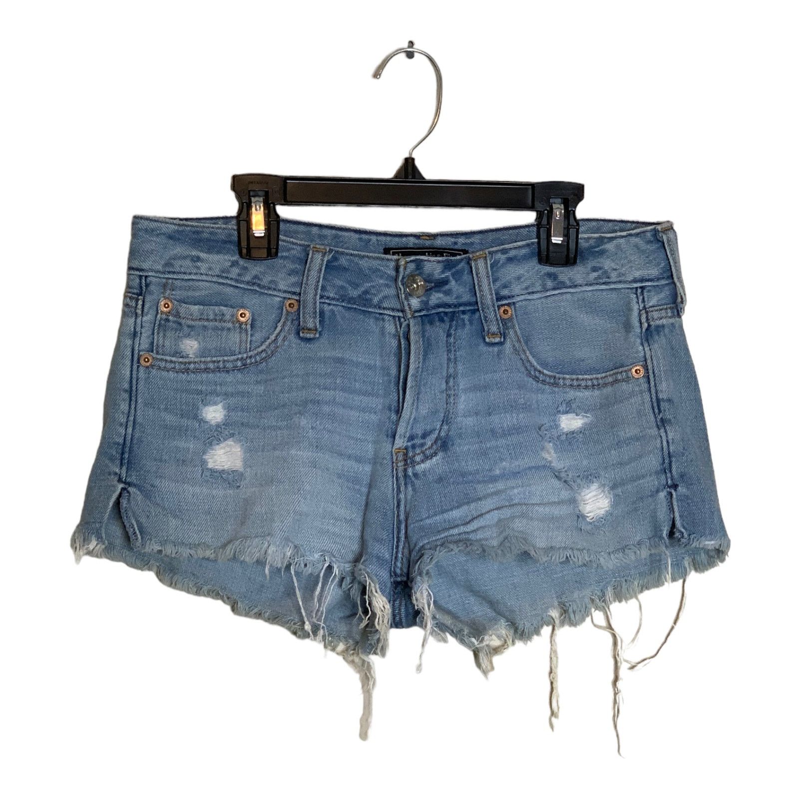 Abercrombie & Fitch Abercrombie & Fitch distressed cut out short shorts size 25 Size 30" / US 8 / IT 44 - 1 Thumbnail