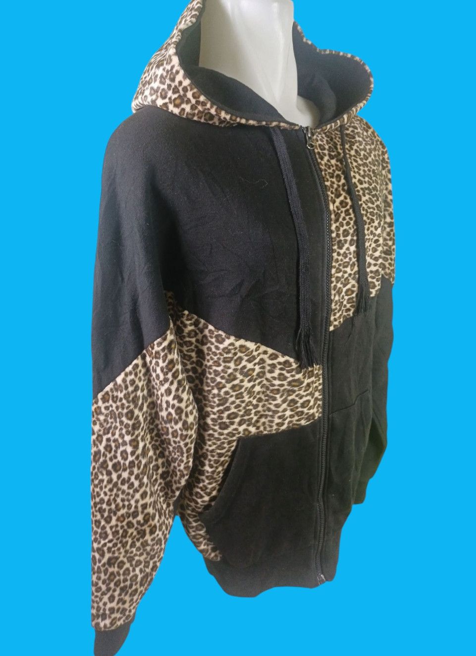Beauty Beast × Hysteric Glamour × Japanese Brand Leopard Batwing Zip Hoodie if6was9 LGB style "No Tags" Size US XL / EU 56 / 4 - 6 Thumbnail