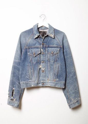 R13 R13 Raglan Denim Jacket Unisex Oversized Trucker Distressed Size US L / EU 52-54 / 3 - 3 Thumbnail