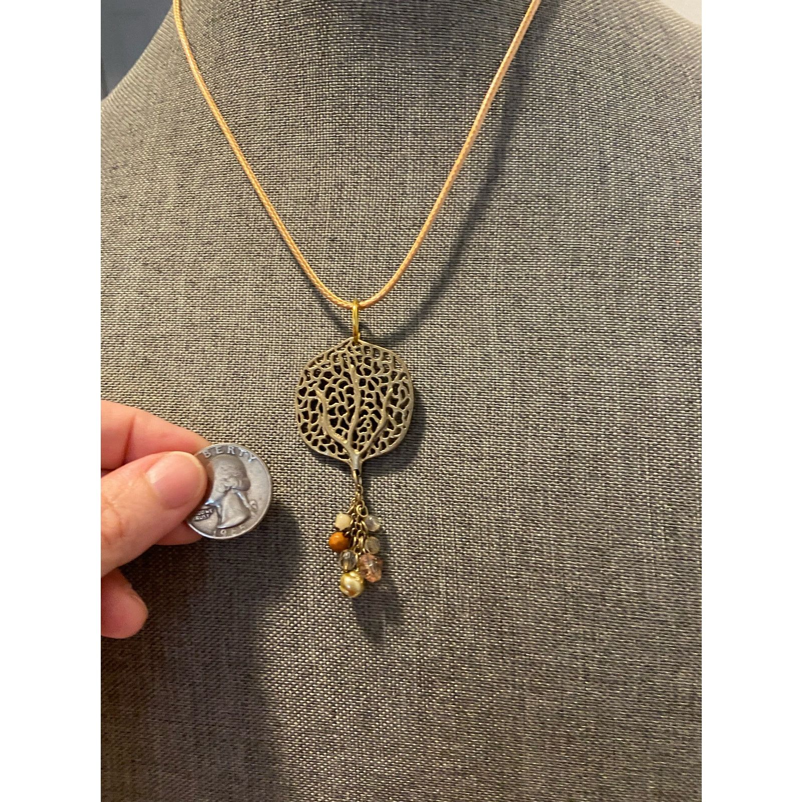 Handmade Tree pendant Necklace Size ONE SIZE - 2 Thumbnail