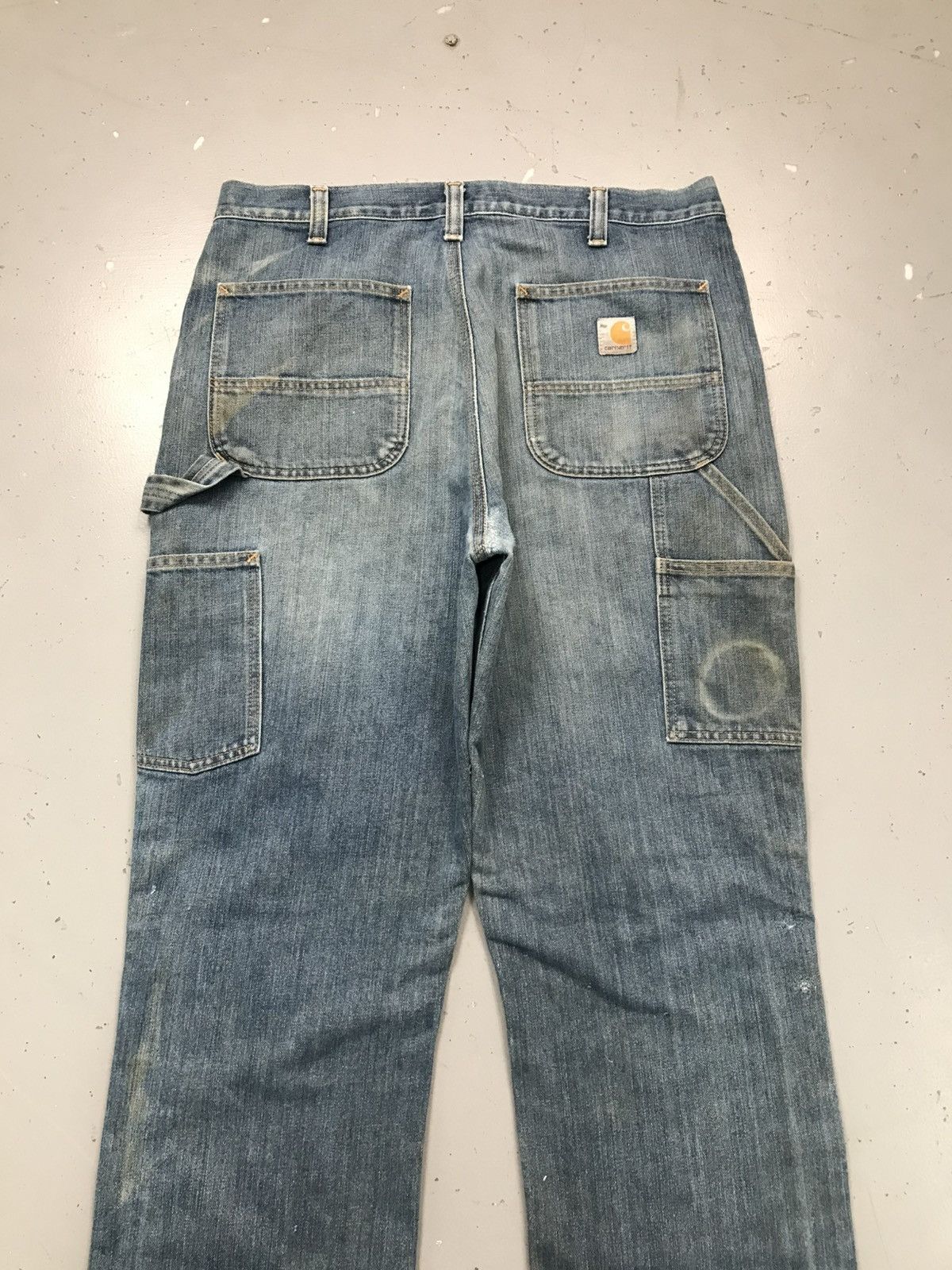 Carhartt Vintage Carhartt dusty double knee workwear denim Size US 36 / EU 52 - 14 Thumbnail