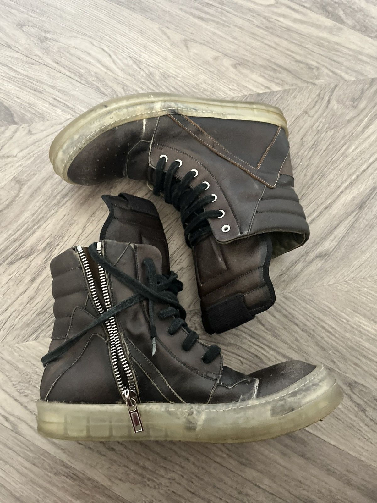Rick Owens Rick Owens SS19 “Babel” Geobasket Size US 10 / EU 43 - 3 Thumbnail