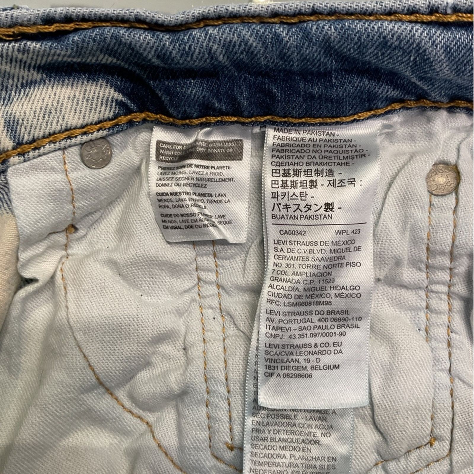 Levi's Levi’s Bleach Pattern Jeans Size US 30 / EU 46 - 3 Thumbnail