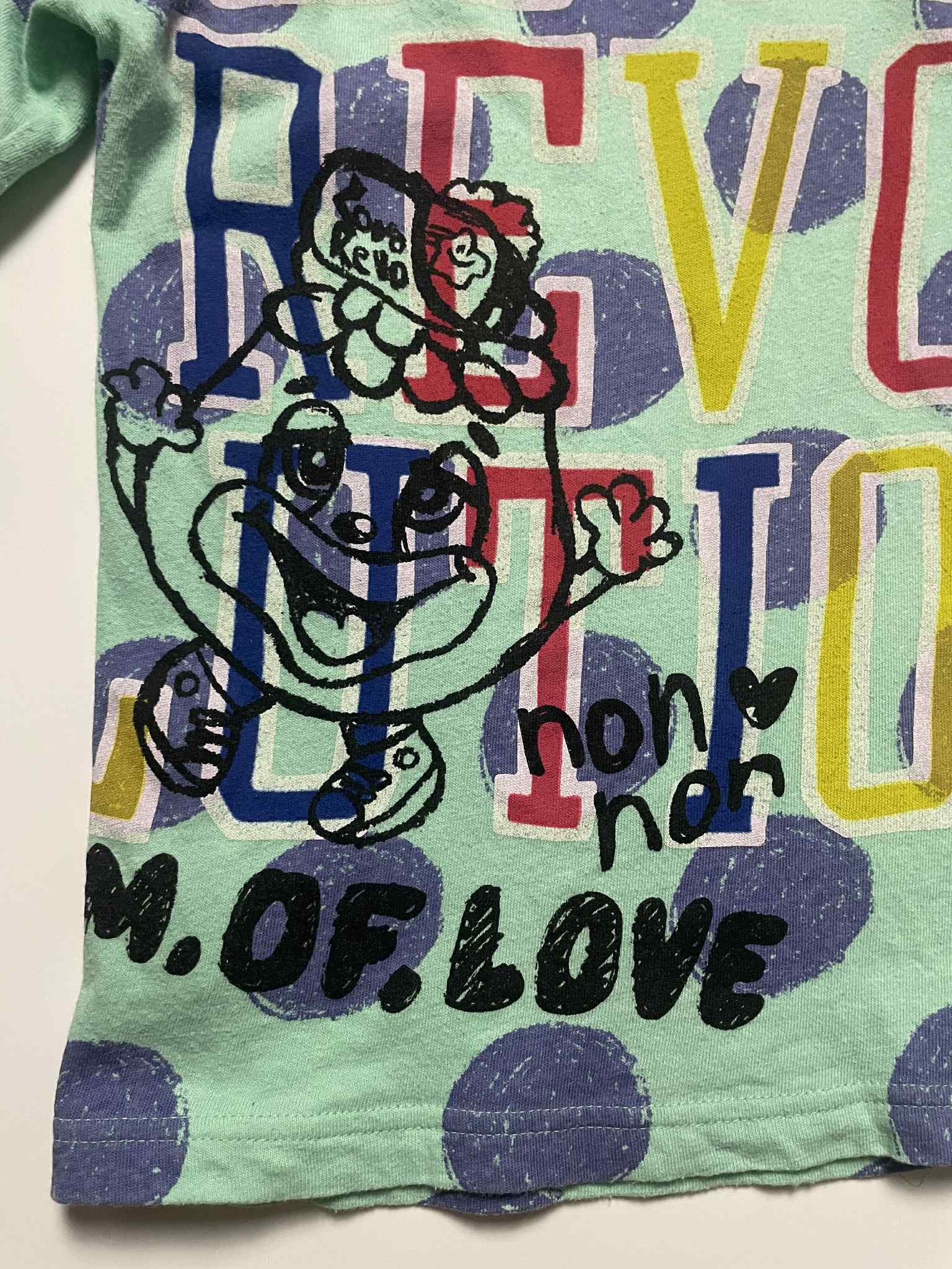 Vintage Vintage Grand Slam Love Revolution Long Sleeve Art Shirt Size XXS / US 00 / IT 34 - 7 Thumbnail