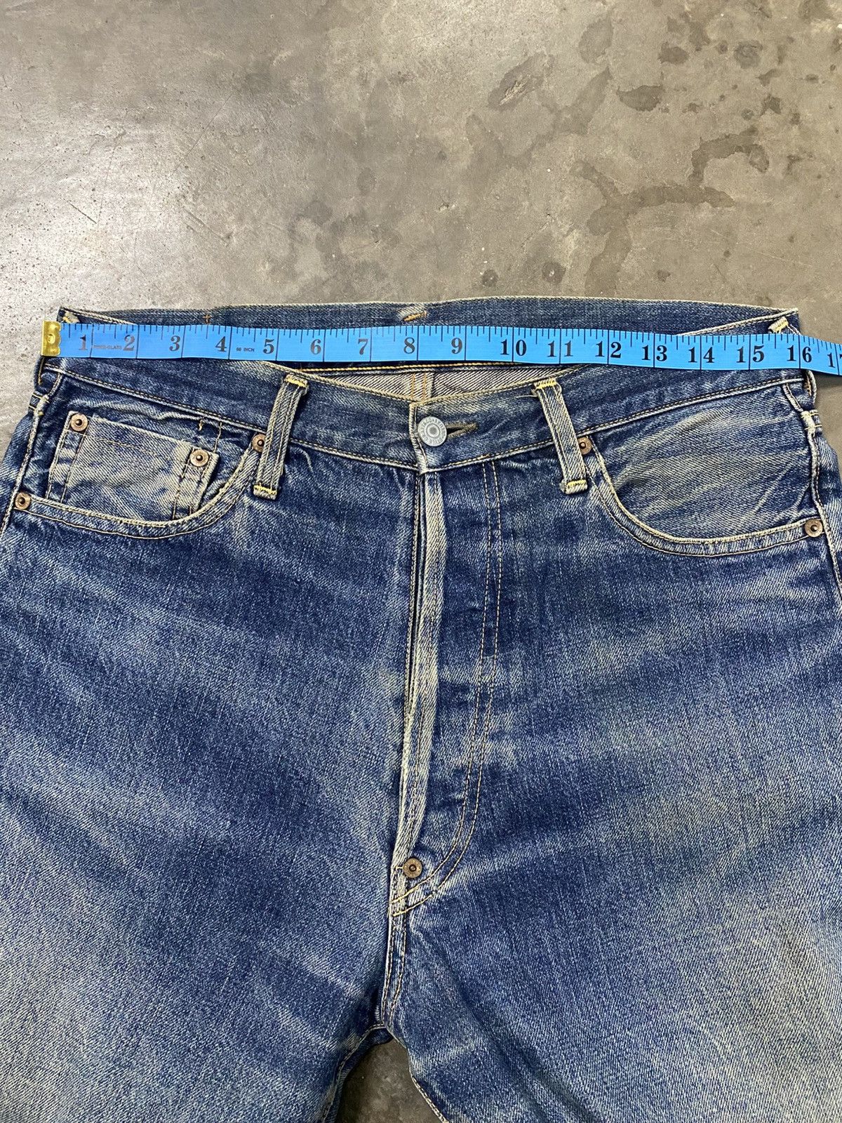 Evisu Vintage Evis Jeans Japan 80s Scovill Rivert @283 imn Size US 32 / EU 48 - 22 Thumbnail